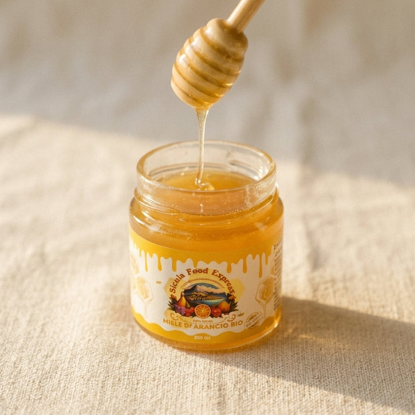 Organic Sicilian Orange Blossom Honey
