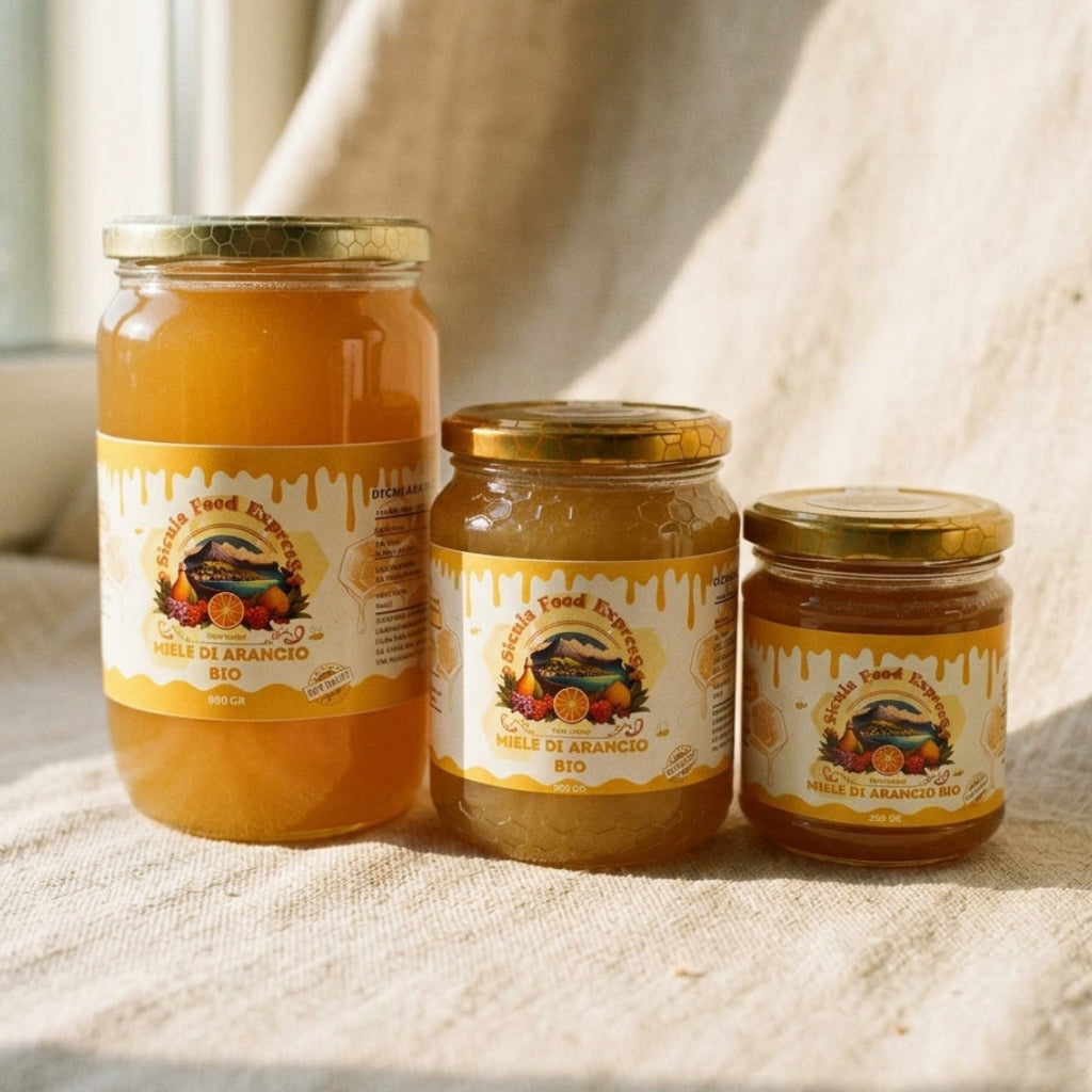 Organic Sicilian Orange Blossom Honey