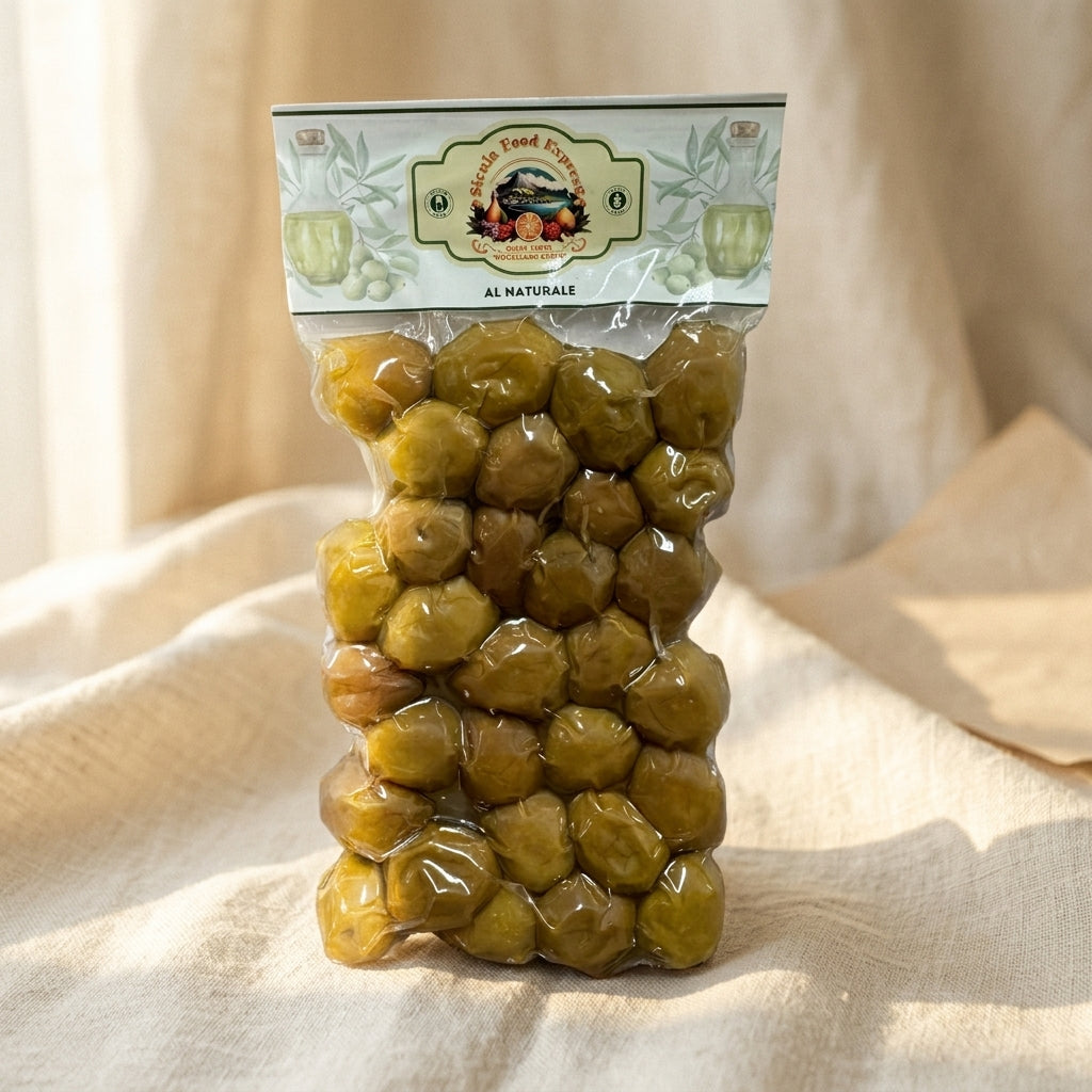 Sicilian Green Olives in Brine
